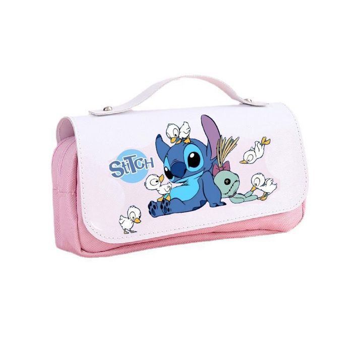 Trousses À Crayons Vierge Diy Sac Zippé En Toile, 12 Poches Et 12