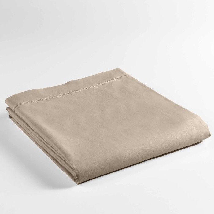 Drap Plat - PROMO LINGE - Coton - beige