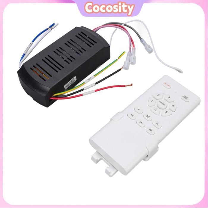 Kit de télécommande universel pour ventilateur de plafond Technologie avancée Vitesse de synchronisation pour une utilisation - Cocosity