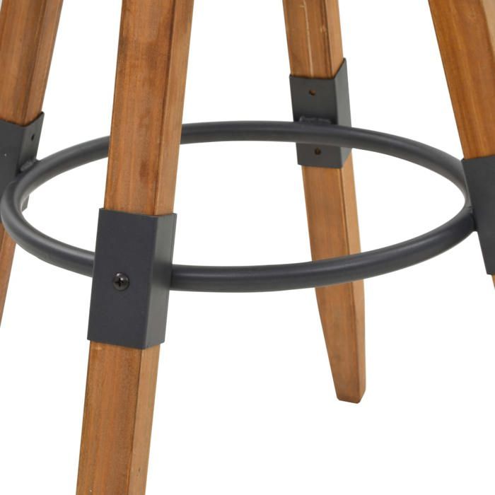 TOP 2026 Tabourets de bar lot de 2 - Meuble de bar - pour 2 personnes - bois de sapin solide - 53.5x53.5x79 cm TT245