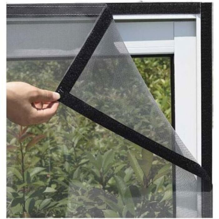 Moustiquaire pour fenêtre - MICHAEL NETWORK TECHNOLOGY - 100% polyester - Maille ajustable - Installation sans perçage