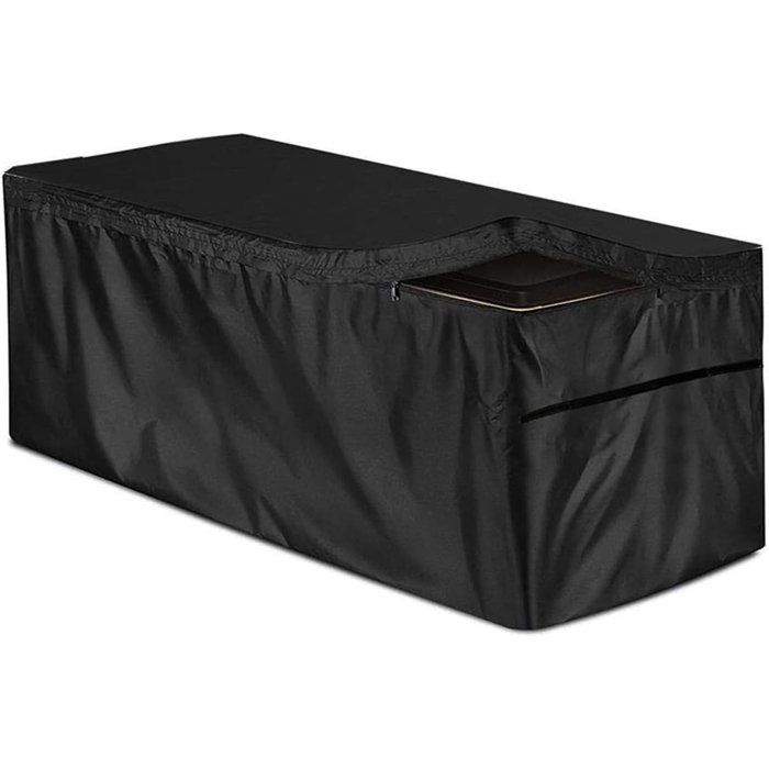 Housse pour coffre de rangement extérieur housse pour coffre de rangement de terrasse toile Oxford 210D bâche imperméable