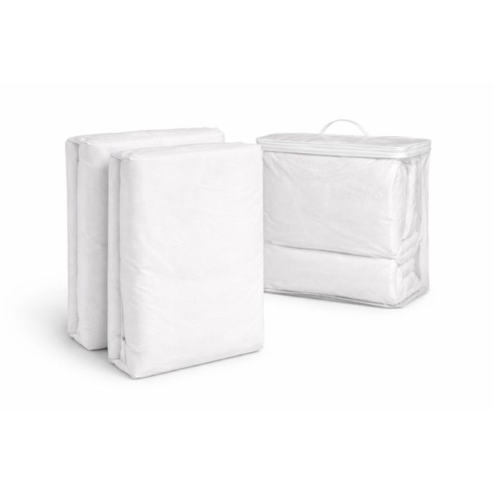2 X Protege Matelas Impermeable Respirant Anti Acariens Ajustable 080x190 cm