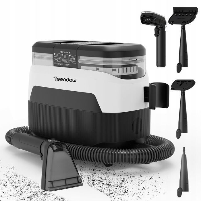 TEENDOW Aspirateur Sans Fil -  C6 MAX - 1650 W - 12000 Pa - Nettoyeur vapeur - Convient aux tapis, canap&eacute;s et v&eacute;hicules