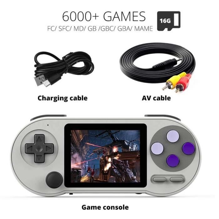 Console De Jeu Portable Rétro Classique Écran De 2.6 Pouces Batterie