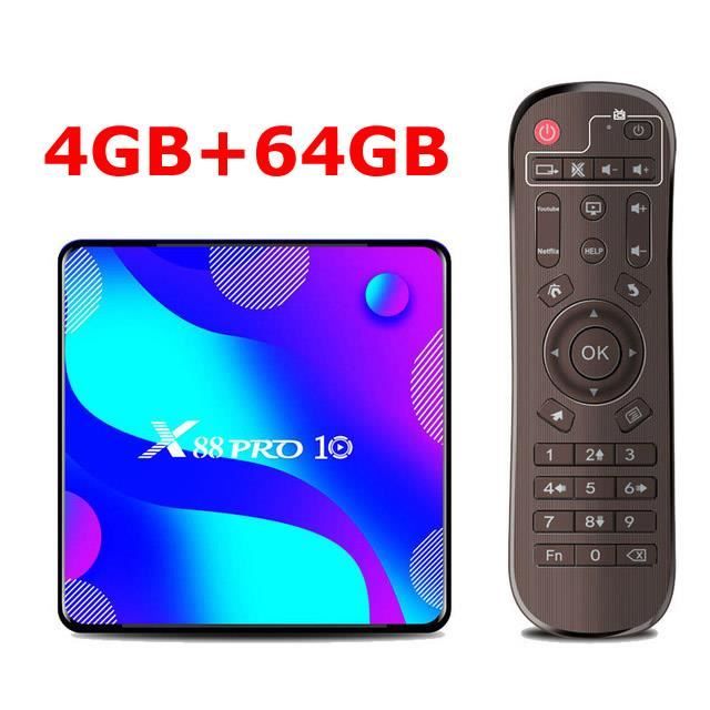 Boîtier TV Android - NAPASA - HK1MAX - 4 Go RAM - 32 Go ROM - 4K H.265