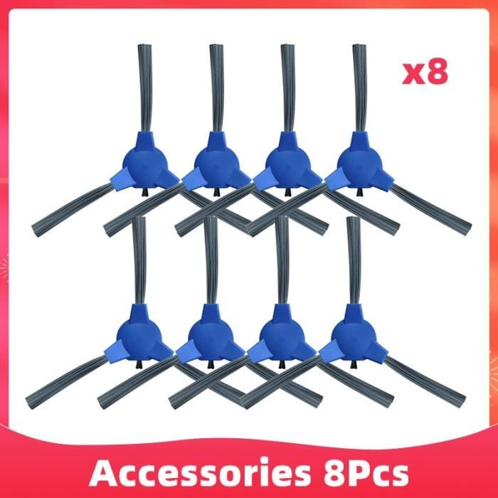 Aotengou Kit D'accessoires De Rechange Pour Cecotec Conga 7090 IA 6090 Ultra 6490 5490 5090 Robot Aspirateur 21 Paquets De Brosse Principale, Filtre, Brosse Latérale Et Chiffon De Nettoyage