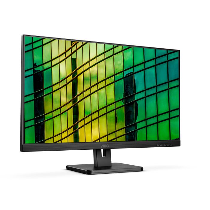 Ecran 27 FHD AOC 27E2QAE Dalle IPS 16.9 1920x1080 250cdm2 4ms 1000:1 HDMIVGADP Haut parleur 2x2 Watts Inclinaison Garantie Neuf - vue 2