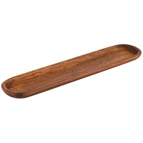 Plateau en Bois dAcacia - APS - 37 x 8 x 2 cm - Rectangulaire - Marron - Idéal pour Service Plateau en Bois dAcacia - APS - 37 x 8 x 2 cm - Rectangulaire - Marron - Idéal pour Service
