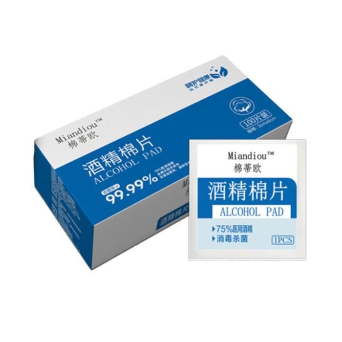 100 Pcs 75 Alcool Antiseptique Non Tisse Jetables Lingettes Humides Desinfection Tampons De Nettoyage Tissus Pour Lingettes Bebe Cdiscount Pret A Porter