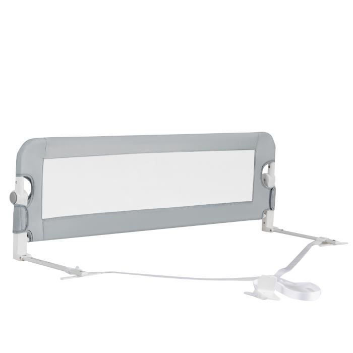 Barrière De Sécurité Lit Barrière De Lit Bébé Interbaby Estrella - 70x150cm - Pliable Et Réglable Tour De Lit