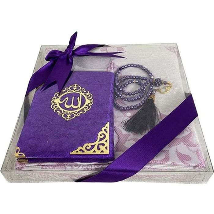 Coffret Cadeau Musulman-(Tapis de prière, tasbih, Livre de sourate)-Tapis  prière- Tapis priere Musulman- Coffret Islam-Ramadan[169] - Cdiscount Maison