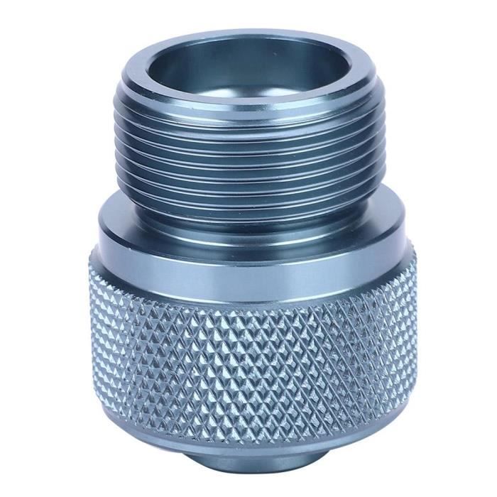 Adaptateur De Cuisinière à Gaz De Camping – Convertisseur Vanne EN417 Vers Butane, Alliage Alu 41g, Noir, Compact – Pour Randonnée, BBQ, Pique-nique