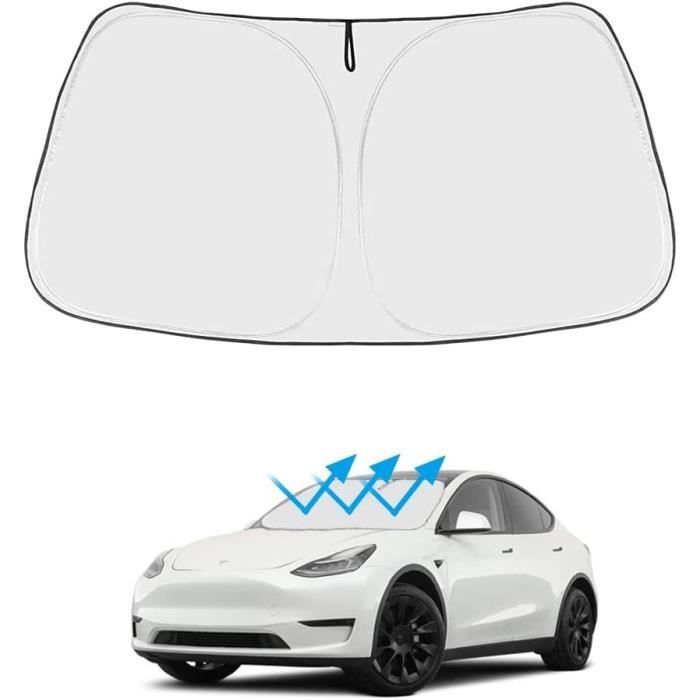 Pare-soleil Voiture 130 X 65 Cm - Réfléchissant Pliable - Protection UV Et Chaleur - Pour Pare-brise Intérieur - 6