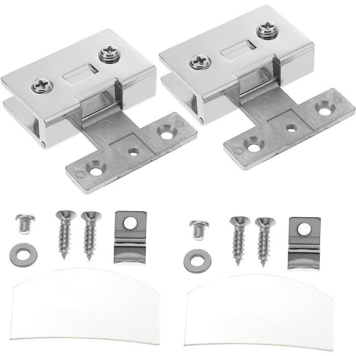 6 Charnières De Porte Sans Mortaise – 2x1 Pouces, Style Vintage, Nickel Blanc, Neuves