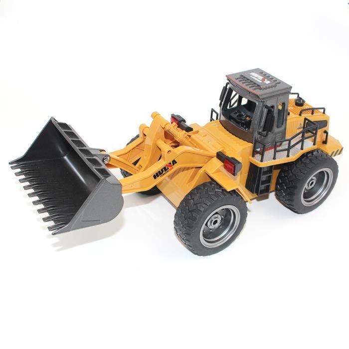 Camion de chantier Bulldozer télécommandé Motor & Co R/C | King Jouet France - Véhicules de