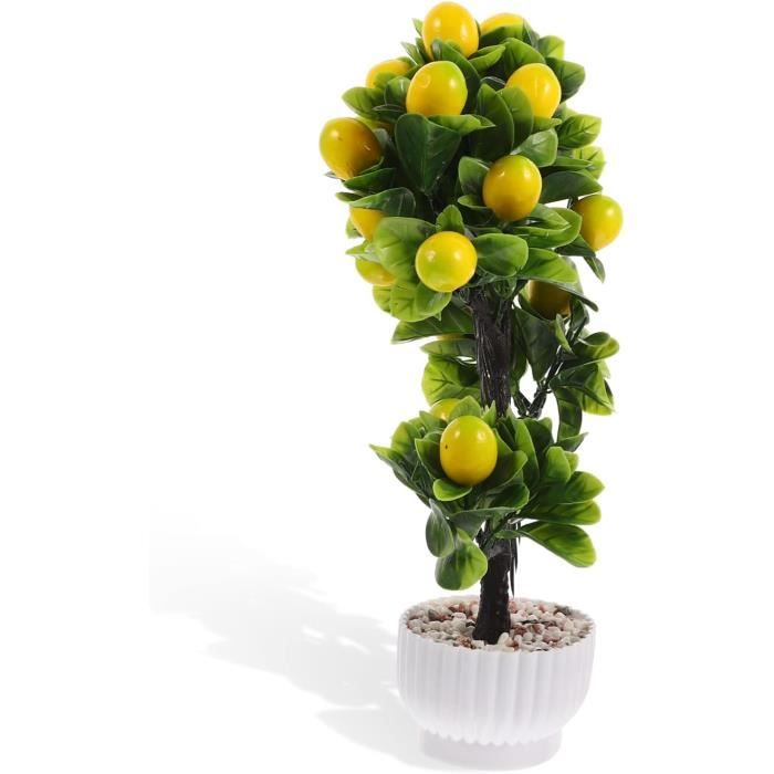 Alipis Arbre Fruitier Artificiel En Pot Réaliste, Simulation De Table