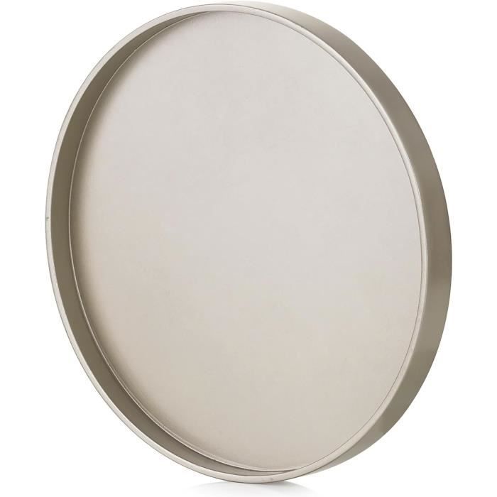 Organisateur Bijoux 2 Plateaux Bois Ovale Rongxze - Rangement Cosmétiques Et Bijoux - Décoratif Et Pratique Plateau Décoratif Ovale