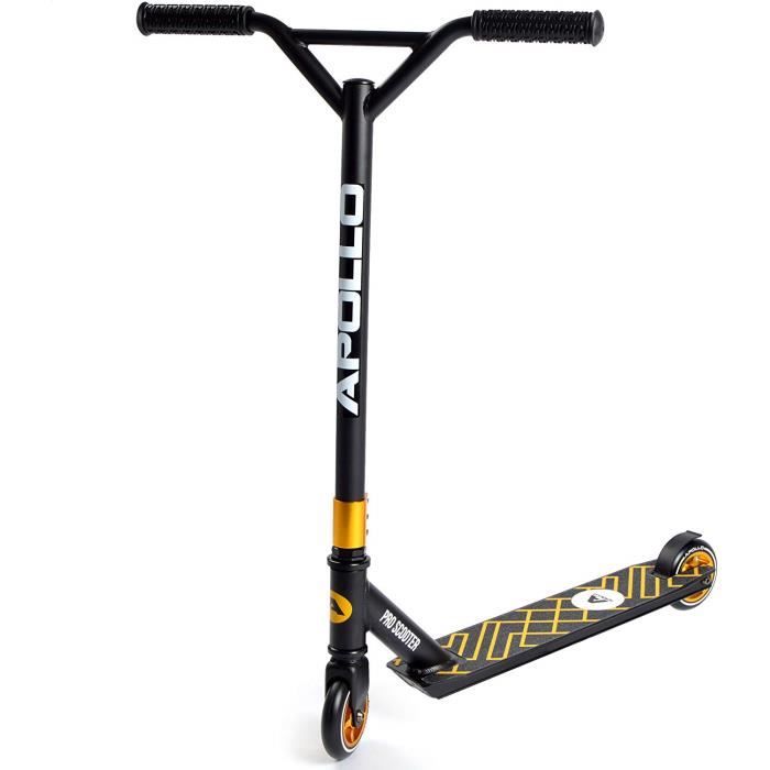 Trottinette Freestyle SOKE GO! ABEC-9 Carbon - Trottinette Adulte Skatepark Pour Adolescents 11-15 Ans