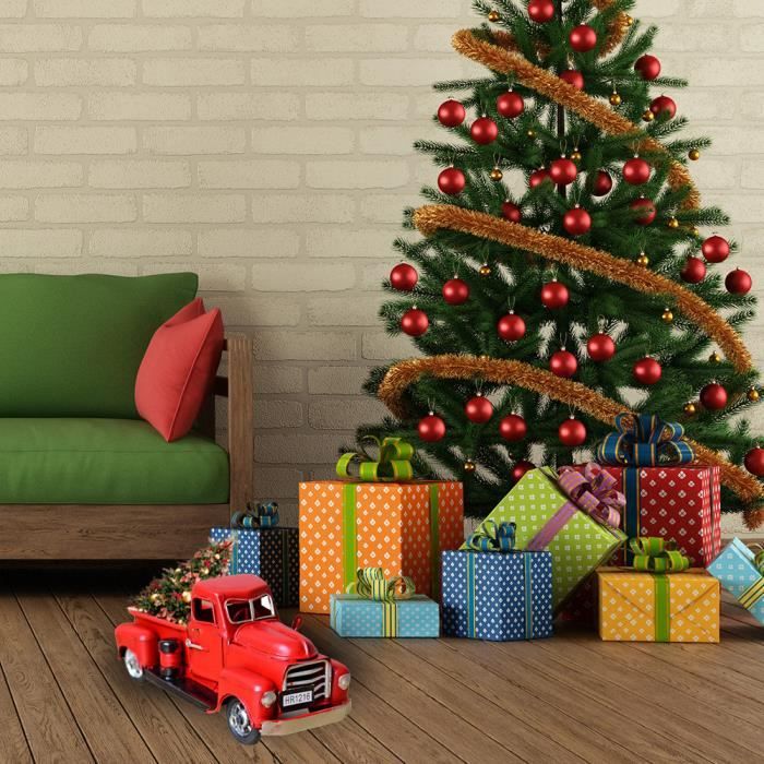 Ornement De Noel De Camion En Metal Rouge Vintage Enfants Cadeaux De Noel Cadeaux Decor De Table De Jouet Achat Vente Voiture Camion Cdiscount