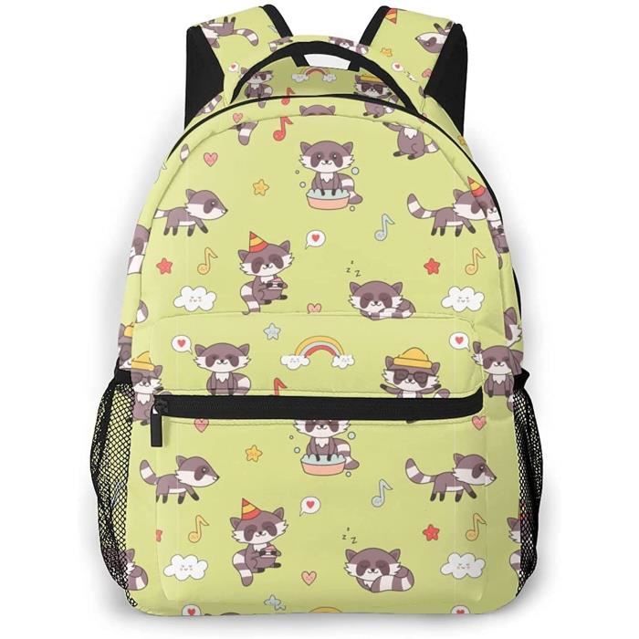 Sur Commande Sac à Dos Imprimé Capybara Extra Large - Design Matelassé Mignon, Matériau En Nylon, Sac à Dos Léger Pour étudiant, Convient Pour Le Lycée Et L'université, Style Coréen 8500 Da