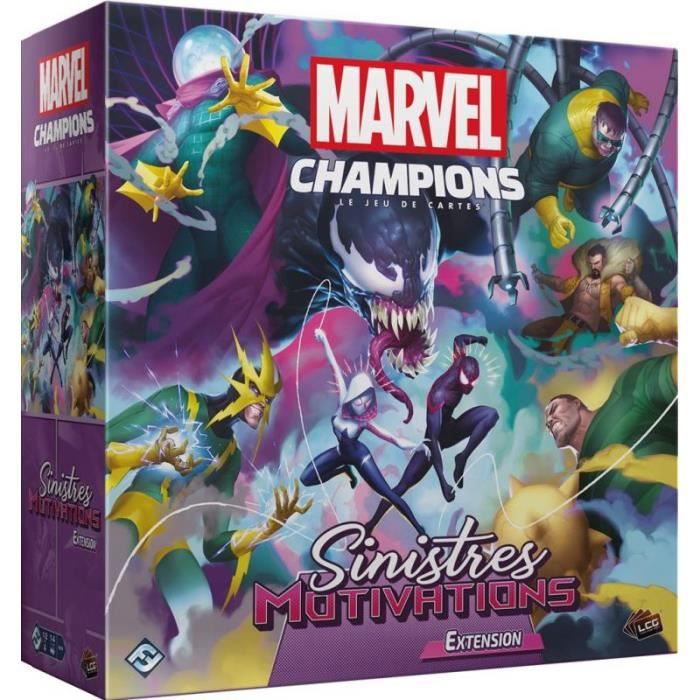 Jeu de société Marvel Champions Sinistres Motivations (Extension) Cdiscount Jeux Jouets