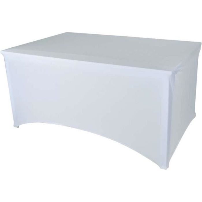 Housse nappe pour table pliante 180cm Werkapro Blanche