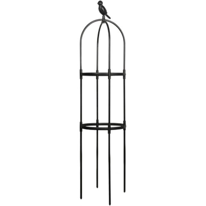 Treillis Métallique Pour Plantes Grimpantes – Forme éventail 30 X 40 Cm – Noir – Pour Intérieur/extérieur – Lierre, Clématite, Jasmin - 4