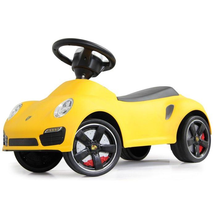 Big - voiture porsche 911 - porteur enfant - klaxon et volant - assise en  cuir - des 18 mois SMO800056353 - Conforama