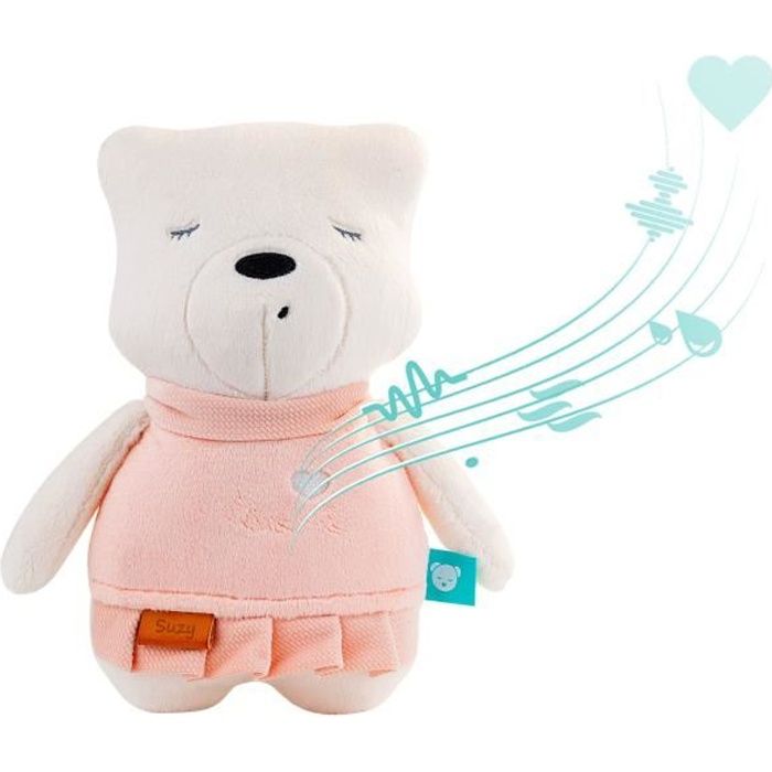 Nounours Aide Au Sommeil Myhummy Suzy Rose Doudou Avec Bruits Blancs Endormissement Bebe Cdiscount Puericulture Eveil Bebe