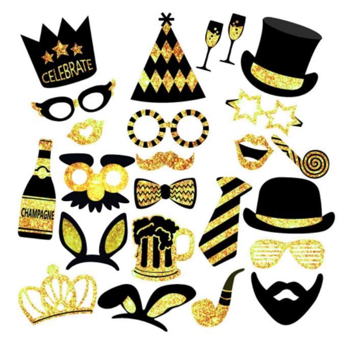 DPKOW Lot de 24 chapeaux de fête Happy Birthday pour enfants, chapeaux couronne colorés accessoires de fête d'anniversaire pour accessoires photo d 'anniversaire