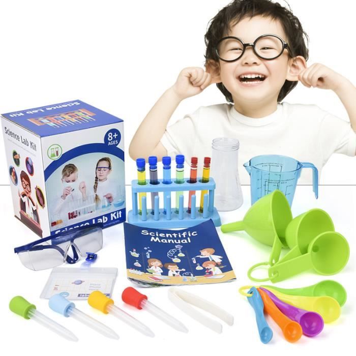 Jouet de Jeu Rôle, Kit Scientifique Enfant Blouse de Laboratoire, Kit  D'expérimentation Scientifique Cadeau pour Le Enfants Âge 5+ - Cdiscount  Jeux - Jouets