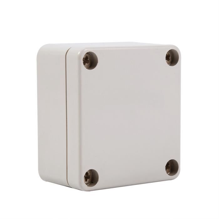 Bo/îte de Jonction /Étanche,Bo/îtier Ext/érieur pour Projet ABS Degr/é de Protection est IP65 20 x 12 x 5,5 cm Cette Bo/îte de Jonction est Principalement Utilis/ée pour /Électricit/é et Ext/érieure