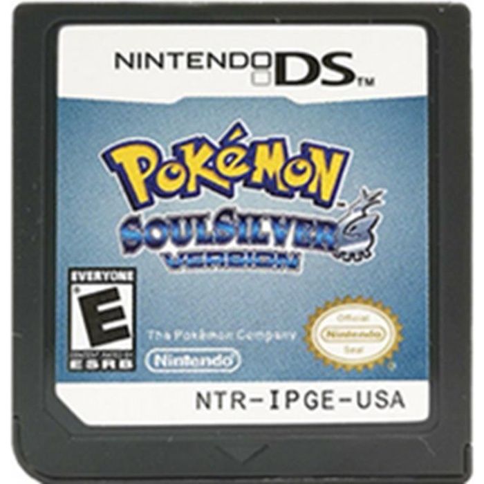 Pokemon SoulSilver Version Carte de Jeu pour DS 2 / 3DS (Version anglaise!!)