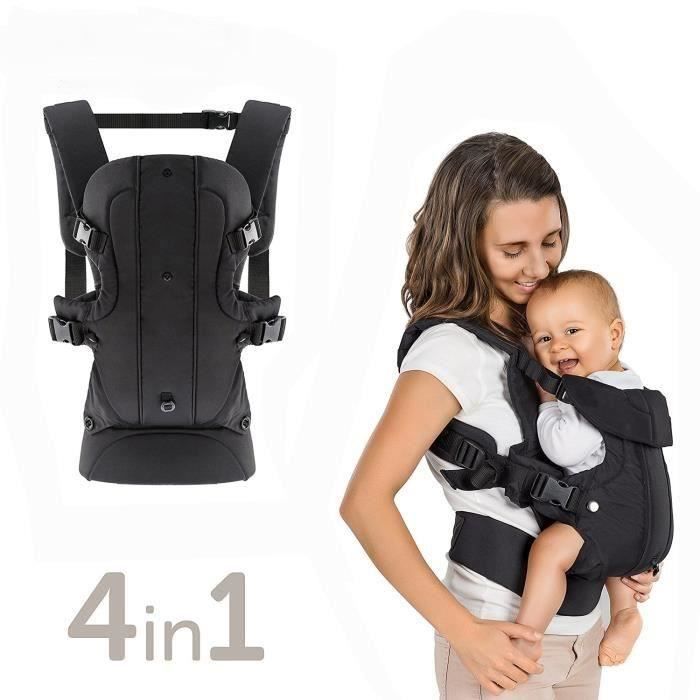 Porte Bébé Ergonomique / Multiposition 4 en 1 - ventral, dorsal, vue  variable / évolutif, réglable - Pour (3,5 à 15 kg) - Cdiscount Puériculture  & Eveil bébé