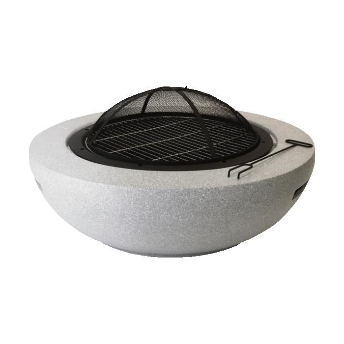 Brasero MGO - D 90 x H 43 cm - Blanc