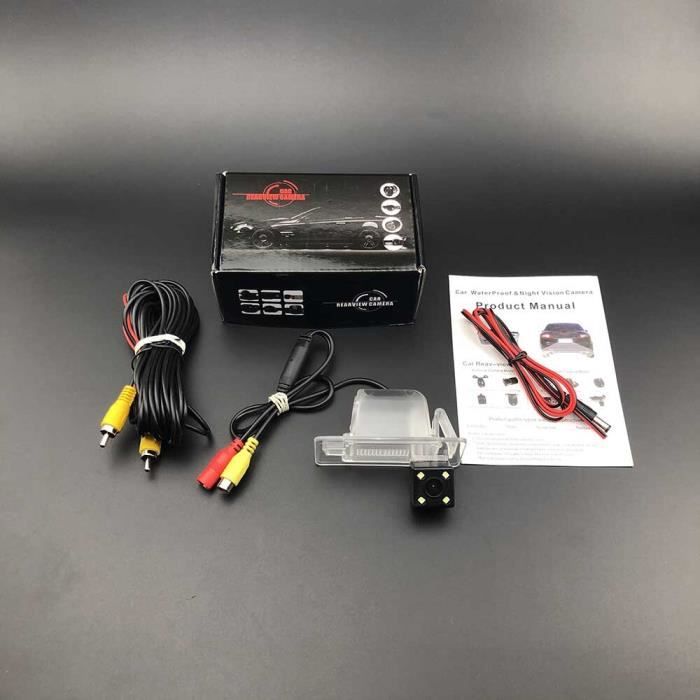 Caméra Recul Voiture Peugeot - Angle 170° - Vision Nuit - IP67 - Compatible 106 208 307 308 3008CC