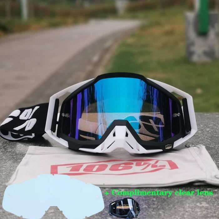 Lunettes de soleil polarisées anti-buée pour motocross, lunettes