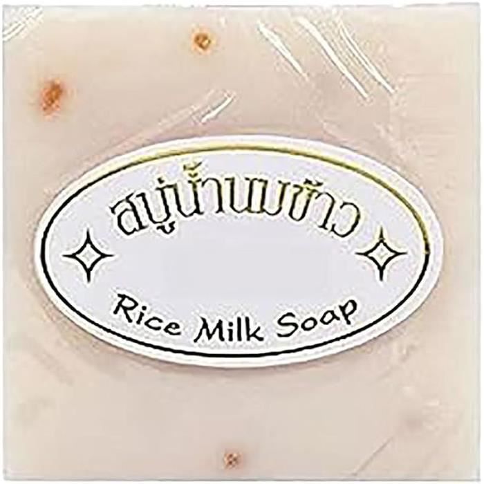 Savons Au Lait De Riz Naturel - Lot De 2 Ou 4 - Apaisant Et Hydratant Pour La Peau
