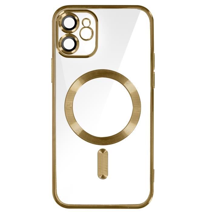 Coque Silicone MagSafe Pour IPhone 11 à 15 - Housse De Protection Fine Avec Aimants