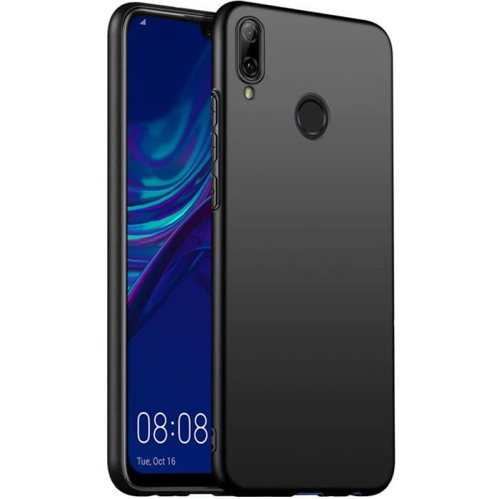 Housse De Protection Pour Huawei P Smart 2019 - Noir Mate Mince - Neuf