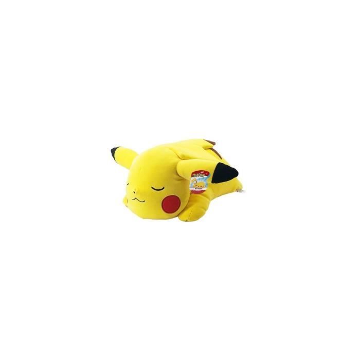 Peluche Gigante BOTI Pokemon Pikachu Che Dorme – 46 Cm Di Tenerezza – Morbido Pupazzo Ufficiale Per Collezionisti E Bambini