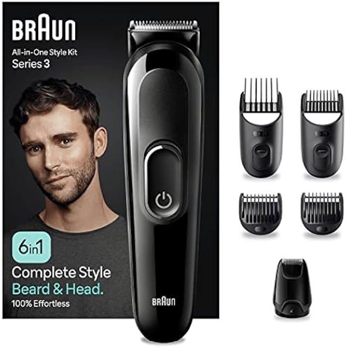 Tondeuse BRAUN Series 3 MGK3420 6 en 1 Autonomie 50 min Pour Hommes