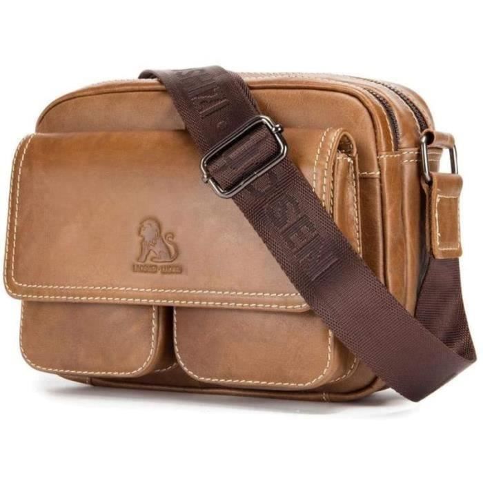 Paul Marius STILORD Ludger Sacoche En Cuir Véritable Pour Ordinateur Portable 15,6" Pour Homme Et Femme Pour Avocat, Juriste, Bureau Ou Comme Sac D'enseignant, Cognac - Marron, XL Sacoche Ordinateur Femme