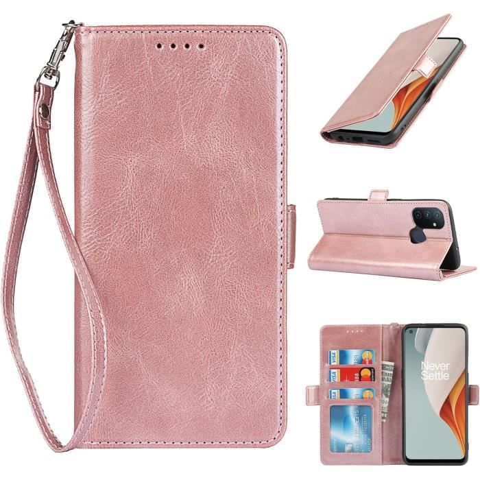 Custodia In Pelle COQUE Per OnePlus Nord CE 2 5G: Con Fibbia E Slot Per Schede