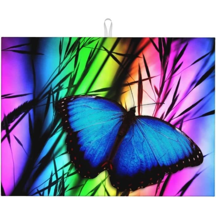 Tapis De Séchage En Terre De Diatomée - 58,9 X 40,9 Cm - Super Absorbant, Pliable - Pour Comptoir De Cuisine, Vaisselle, Plantes, Animaux