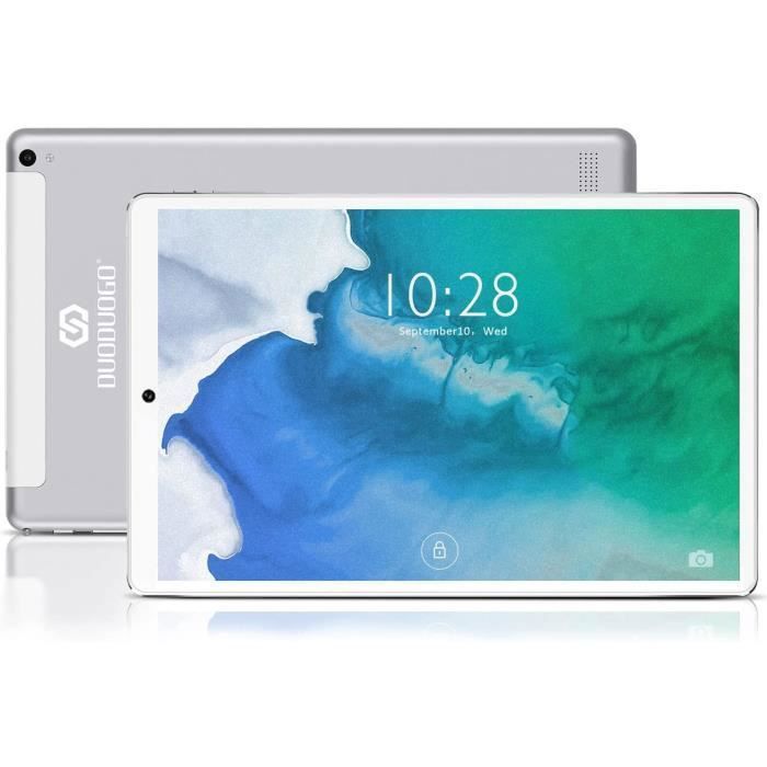 Tablette Tactile 10 Pouces HD IPS – 8 Core – 4G LTE -WiFi – 4Go RAM – 64Go ROM/128GB – Android 10.0 – Dual SIM – GPS – 8000mAh
