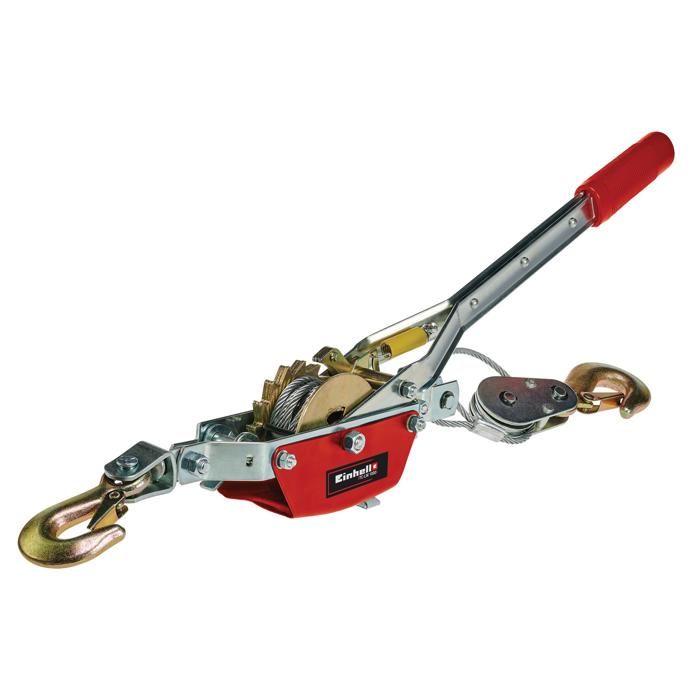 Einhell Palan à levier TC LW 1000 capacité de traction maximale avec poulie de 1 000 kg Livré avec une poulie de mouflage