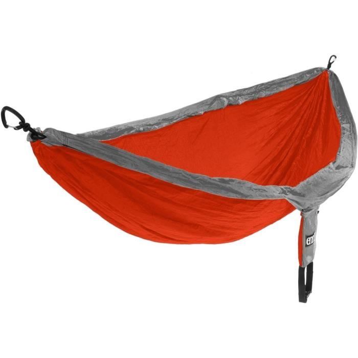 Hamac Double ENO DoubleNest Jaune/orange – Léger Et Parfait Pour Le Camping