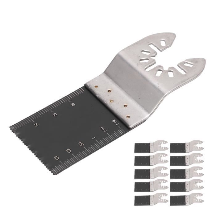 Jeu De 10 Lames Scie Pneumatique - Acier Carbone 24T - 94x12mm
